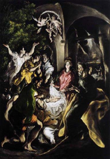 El Greco The Adoration of the Shepherds oil painting picture